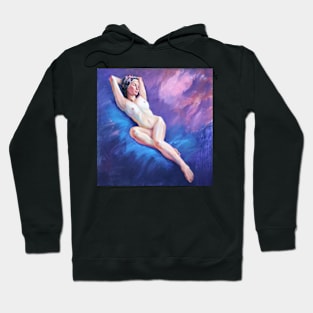 The Sunbaker ~ oil painting Hoodie